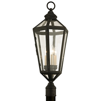 Calabasas Three Light Post Lantern in Vintage Bronze (67|P6375VBZ)