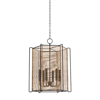 Ramon Six Light Lantern in Textured Black (67|F9822TBK)