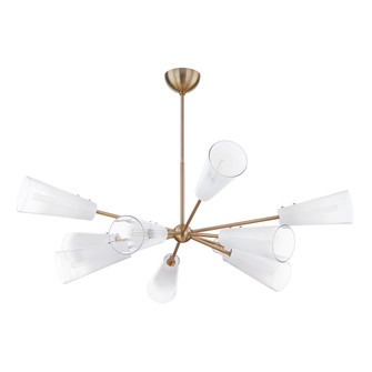 Camarillo Ten Light Chandelier in Patina Brass (67|F1660PBR)