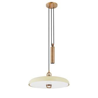 Plummet LED Pendant in Patina Brass And Soft Sand (67|F1618PBRSSD)