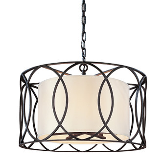 Sausalito Five Light Chandelier in Textured Iron (67|F1285TRN)
