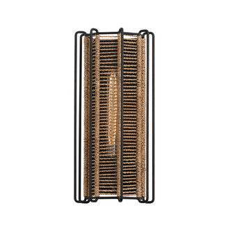 Ramon One Light Wall Sconce in Textured Black (67|B9817TBK)