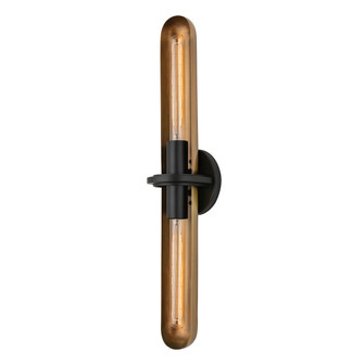 Tuscon Two Light Wall Sconce in Patina Brass (67|B8626PBRSBK)