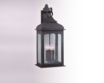 Henry Street Four Light Wall Lantern in Textured Bronze (67|B2013TBZ)