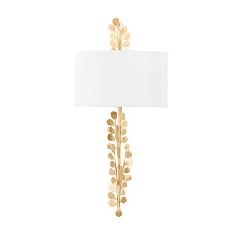 Adrienne Two Light Wall Sconce in Vintage Gold Leaf (67|B1825VGL)