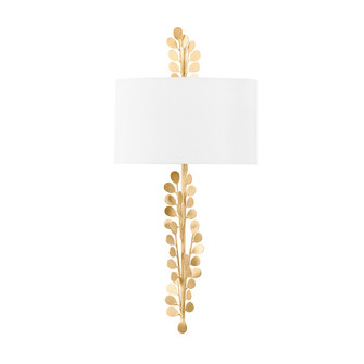 Adrienne Two Light Wall Sconce in Vintage Gold Leaf (67|B1825VGL)