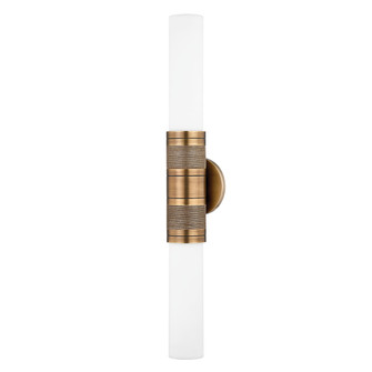 Liam Two Light Wall Sconce in Patina Brass (67|B1226PBR)