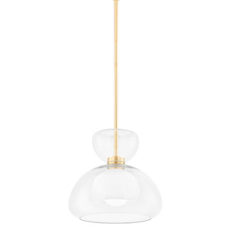 Cortney One Light Pendant in Aged Brass (428|H813701AGB)