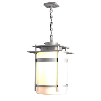 Banded One Light Outdoor Lantern in Coastal White (39|365894SKT02GG0148)