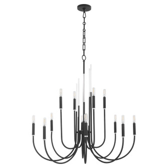 SUMMIT 12 Light Chandelier in Textured Black (19|62231269)