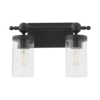 Lee Boulevard Two Light Vanity in Matte Black (19|560259)