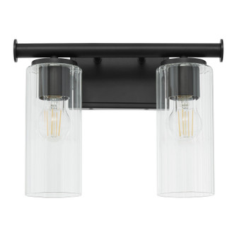 Mercier Two Light Vanity in Matte Black (19|541259)