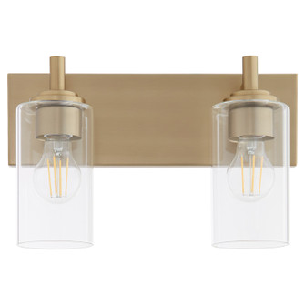 Fallstaff Two Light Vanity in Aged Brass (19|5200280)