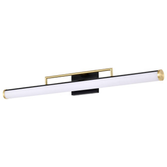 Solano LED Vanity in Matte Black (72|621539)