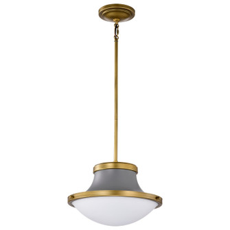 Lafayette One Light Pendant in Matte Gray (72|607917)