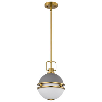 Everton One Light Pendant in Matte Gray (72|607875)