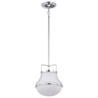 Valdora One Light Pendant in Polished Nickel (72|607872)