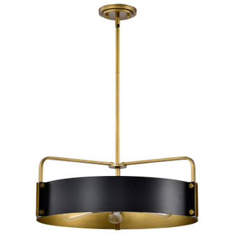 Altos Five Light Pendant in Matte Black (72|607844)