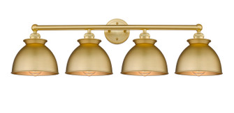 Edison Four Light Bath Vanity in Satin Gold (405|6164WSGM14SG) Edison Four Light Bath Vanity in Satin Gold (405|6164WSGM14SG)