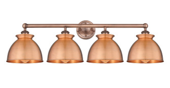 Edison Four Light Bath Vanity in Antique Copper (405|6164WACM14AC)