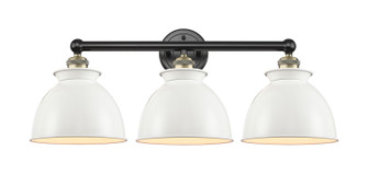 Edison Three Light Bath Vanity in Black Antique Brass (405|6163WBABM14W)