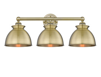 Edison Three Light Bath Vanity in Antique Brass (405|6163WABM14AB)