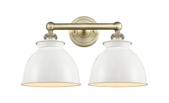 Edison Two Light Bath Vanity in Antique Brass (405|6162WABM14W)