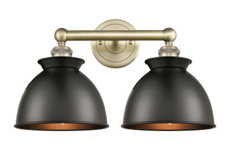 Edison Two Light Bath Vanity in Antique Brass (405|6162WABM14BK)