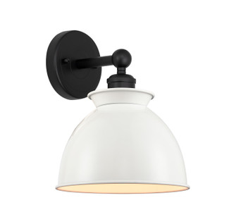 Edison One Light Wall Sconce in Matte Black (405|6161WBKM14W)