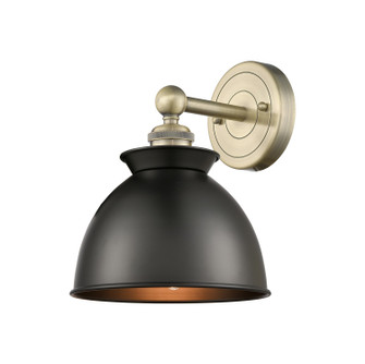Edison One Light Wall Sconce in Antique Brass (405|6161WABM14BK)