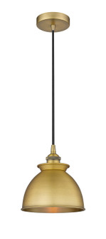 Edison One Light Mini Pendant in Brushed Brass (405|6161PBBM14BB)