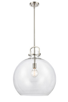 Downtown Urban One Light Pendant in Polished Nickel (405|4101SPN18CL)