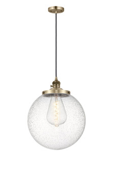 Franklin Restoration One Light Mini Pendant in Antique Brass (405|201CSWABG20414)