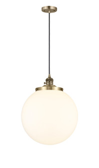 Franklin Restoration One Light Mini Pendant in Antique Brass (405|201CSWABG20114)