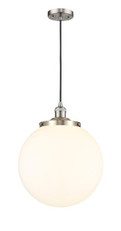 Franklin Restoration One Light Mini Pendant in Brushed Satin Nickel (405|201CSNG20114)