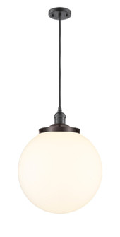 Franklin Restoration One Light Mini Pendant in Oil Rubbed Bronze (405|201COBG20114)