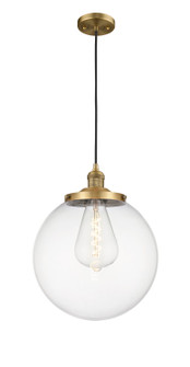 Franklin Restoration One Light Mini Pendant in Brushed Brass (405|201CBBG20214)