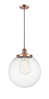 Franklin Restoration One Light Mini Pendant in Antique Copper (405|201CACG20214)