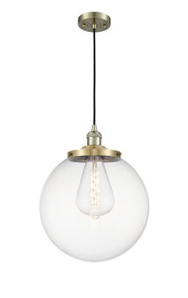 Franklin Restoration One Light Mini Pendant in Antique Brass (405|201CABG20214)