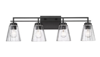 Lyna Four Light Vanity in Matte Black (224|8234VMB)