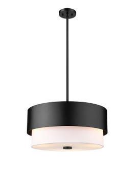 Counterpoint Three Light Pendant in Matte Black (224|495P18MB)