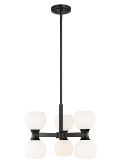 Artemis Six Light Chandelier in Matte Black (224|4946MB)
