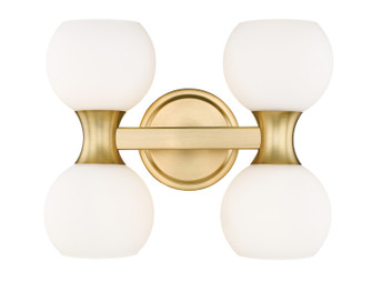 Artemis Four Light Vanity in Modern Gold (224|4944VMGLD)