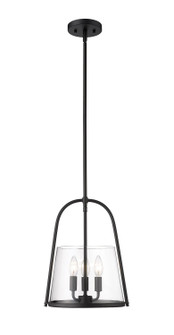 Archis Three Light Pendant in Matte Black (224|3041P12MB)