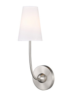 Shannon One Light Wall Sconce in Brushed Nickel (224|30401SBN)