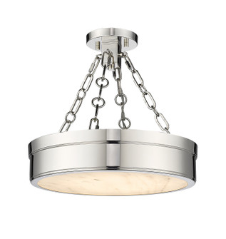 Anders LED Semi Flush Mount in Polished Nickel (224|1944SF15PNLED)