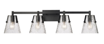 Analia Four Light Vanity in Matte Black (224|11014VMB)