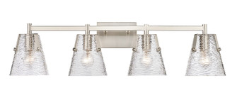 Analia Four Light Vanity in Brushed Nickel (224|11014VBN)