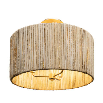 Jacob's Ladder Three Light Semi-Flush Mount in French Gold (137|391S03FG)