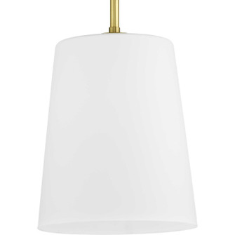 Clarion One Light Pendant in Satin Brass (54|P500429012)